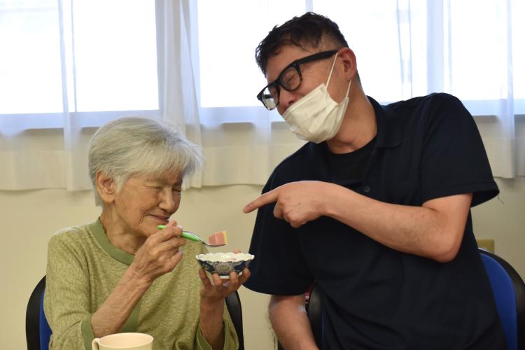 はい、あーん
